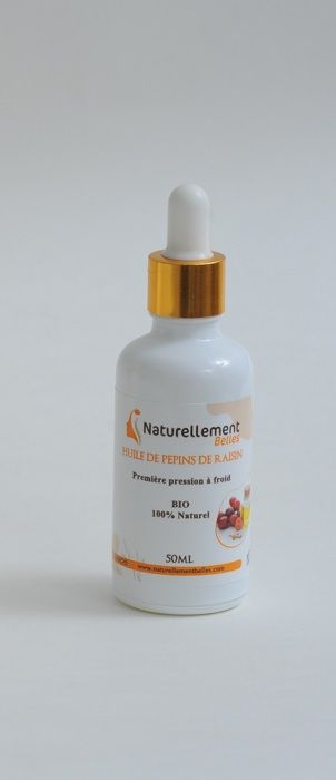 Huile de pépins de raisin bio d'Italie 50 ml