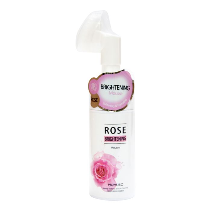 MUMUSO Mousse rose éclaircissante démaquillante et nettoyante pour le visage