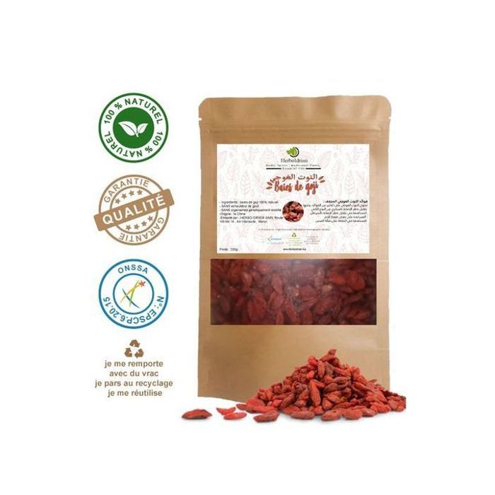 Baies De Goji  500G - Antiviellissement - Antifatigue - Immunité