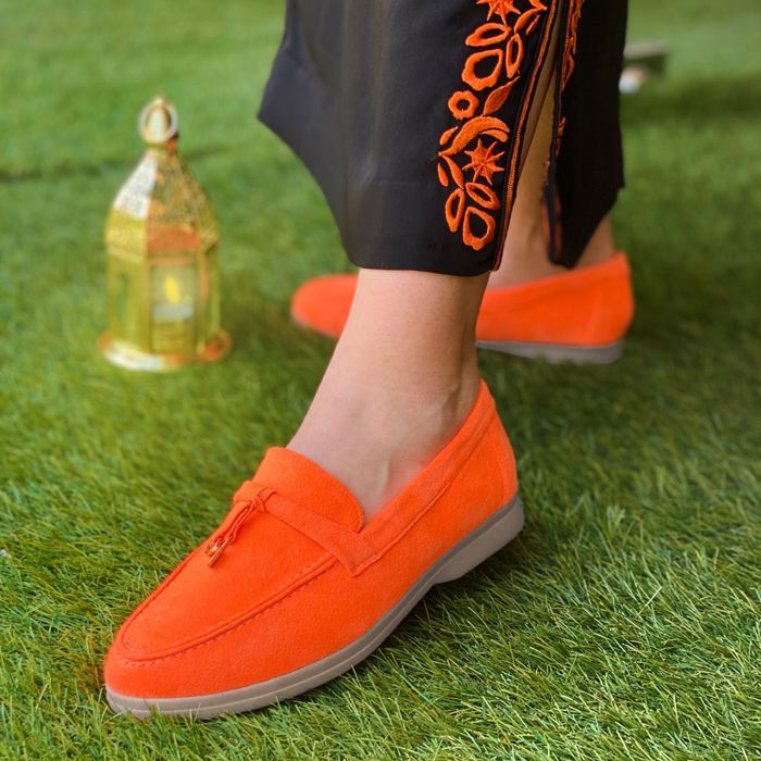 OPERA - Mocassins Femmes en Orange