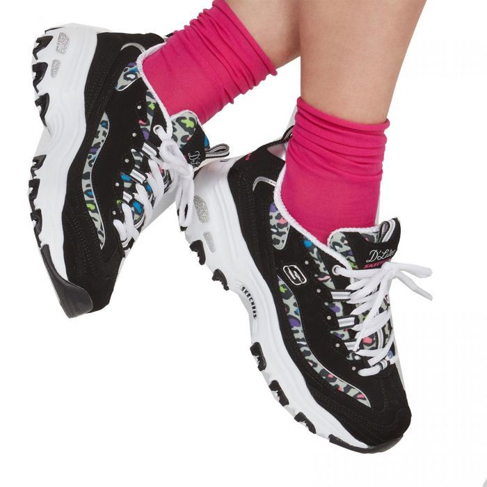 BASKET - Skechers D'lites 1.0 Marathon Running Shoes/Sneakers 149048-BKMT