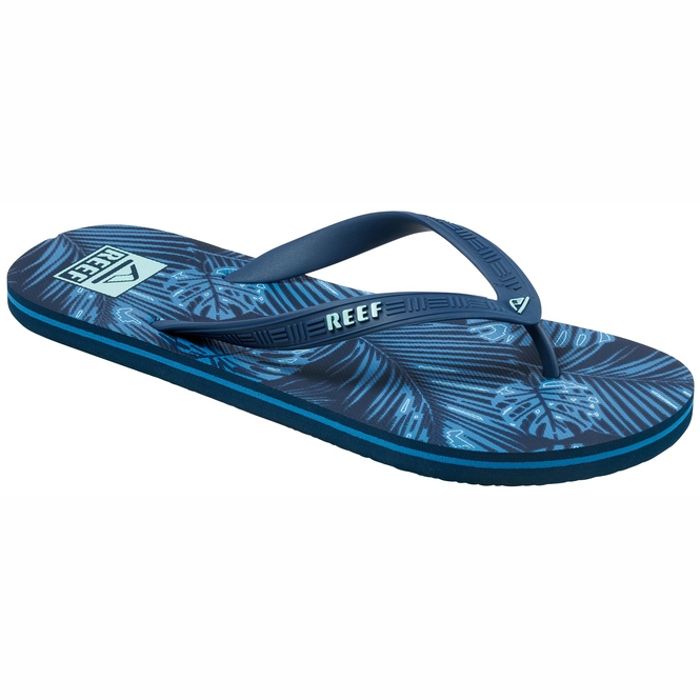 Sandale Tongs Reef Men Seaside Prints Navy Palm