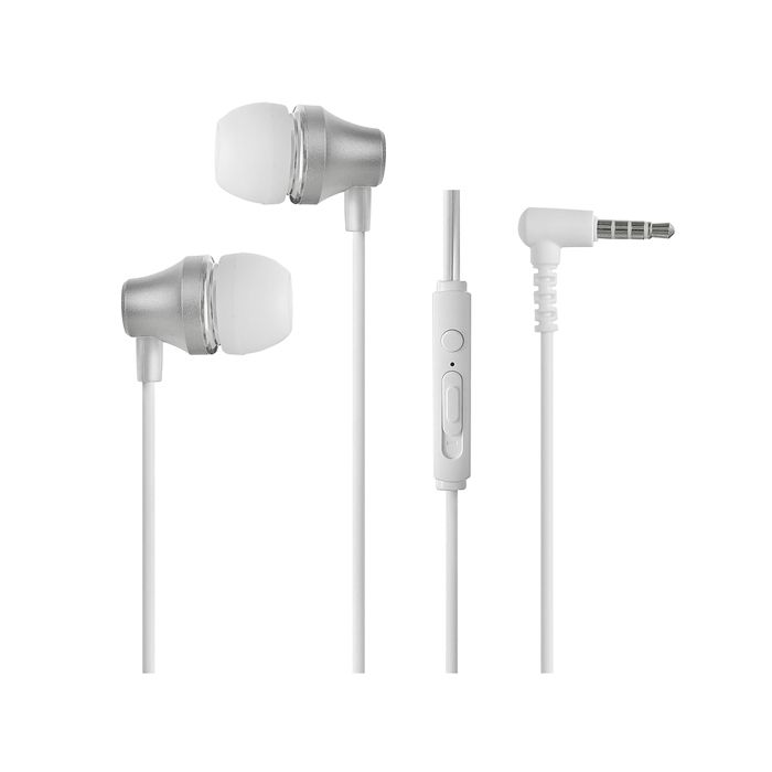 Écouteurs avec étui capsule (blanc)