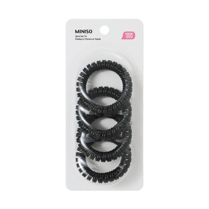 Élastique à cheveux en spirale