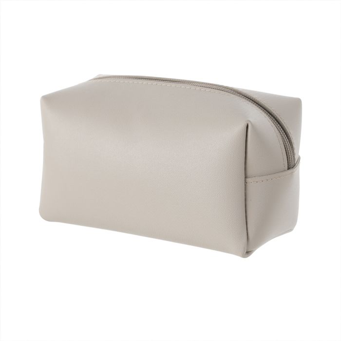 Trousse cosmétique de couleur unie (abricot)