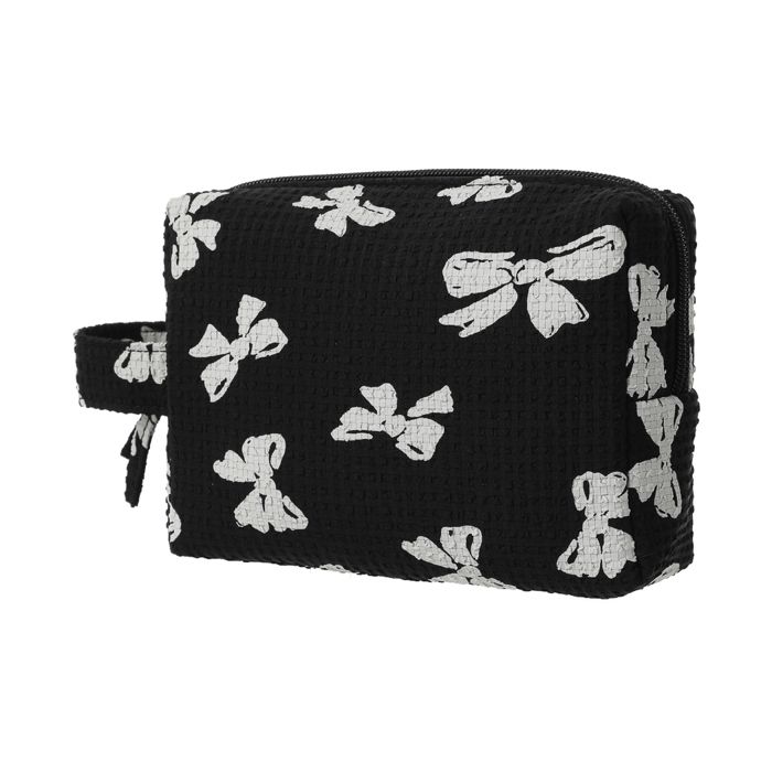 Trousse de maquillage rectangulaire (noir)
