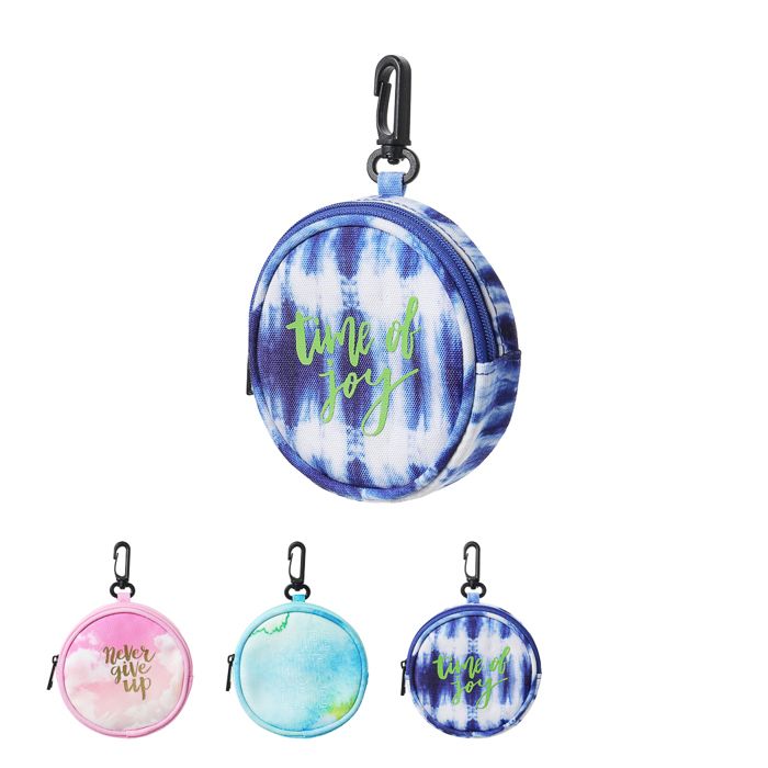 Porte-clés porte-monnaie tie dye