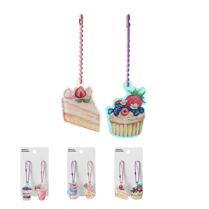 Porte-clés Dessert (2pcs)