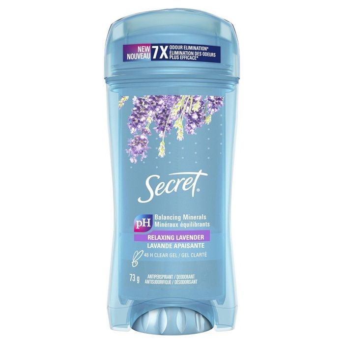 Déodorant Gel - SECRET - Lavande - 48 heures - Sans alcool - 73g