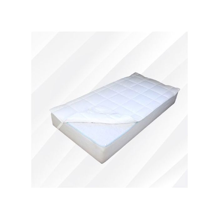 Sur matelas Malabata de confort Blanc - 1 Place - Améliorez Votre Confort de Sommeil (100*200 cm)