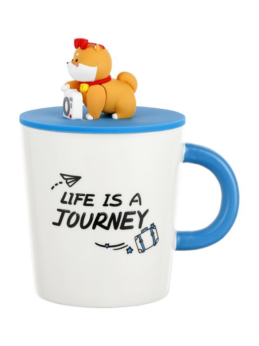 Tasse en céramique Traveling Dog Series (360 ml)
