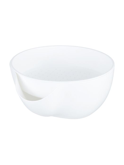Panier de drainage double (blanc)