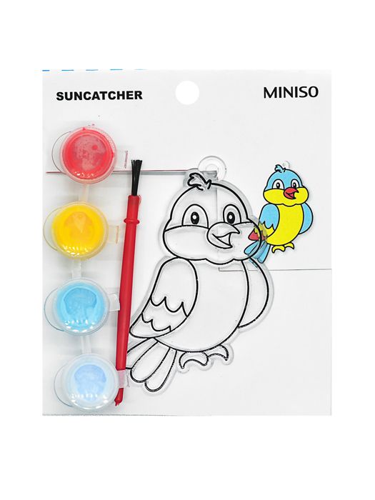 Attrape-soleil à colorier, oiseau