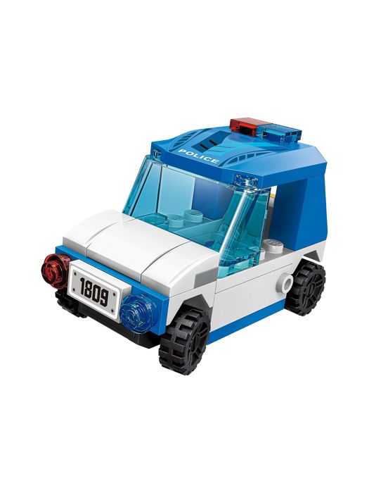 Blocs de construction de transport (voiture de patrouille, 38 pièces)