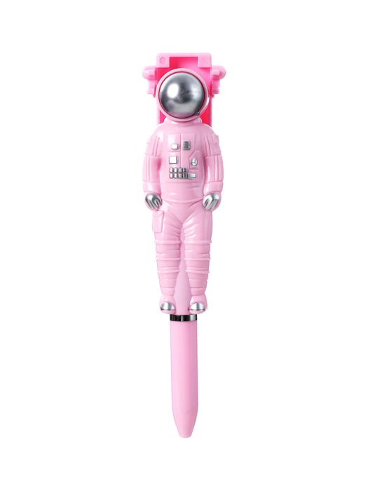Stylo à bille encre noire Illusion Collection Astronaut (1,0 mm) (rose)