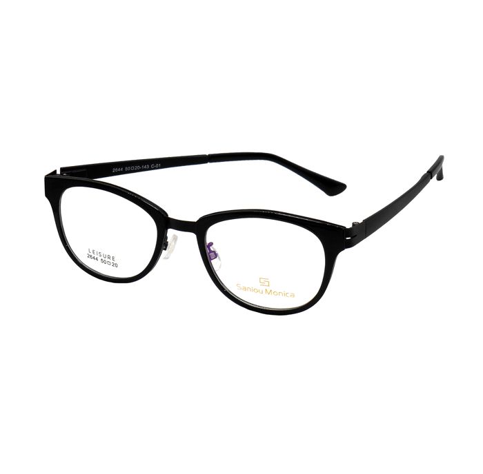 Montures de lunettes de vue correcteur ou pour verres protection anti lumière 2644 Noir