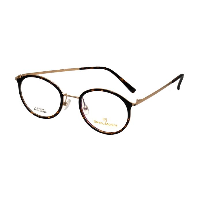 Montures de lunettes de vue correcteur ou pour verres protection anti lumière 2643 Doré/Marron