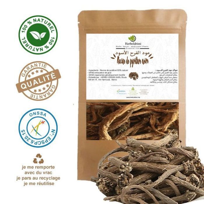 Racine De Pyrèthre D'Afrique 500G - Rage De Dents - Maux De Gorge - Digestion