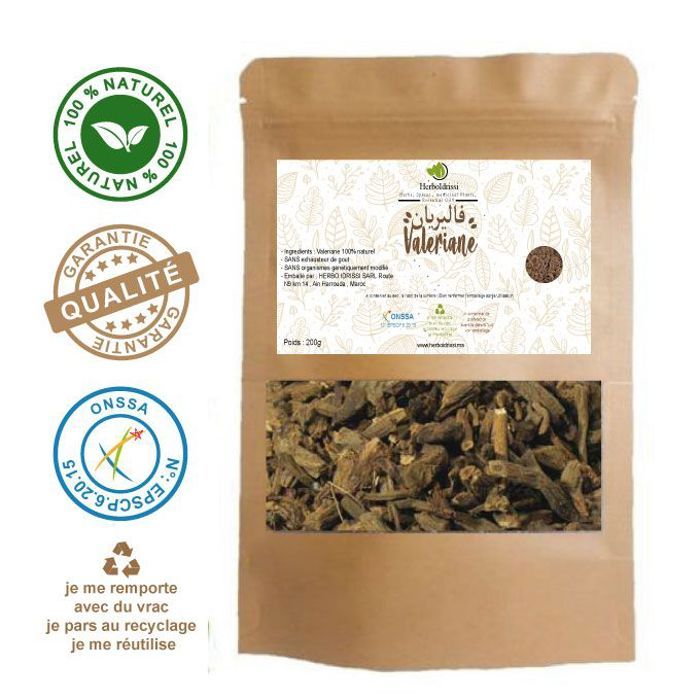 Valériane Naturel 200 G - Sommeil - Stress - Cycle Menstruel