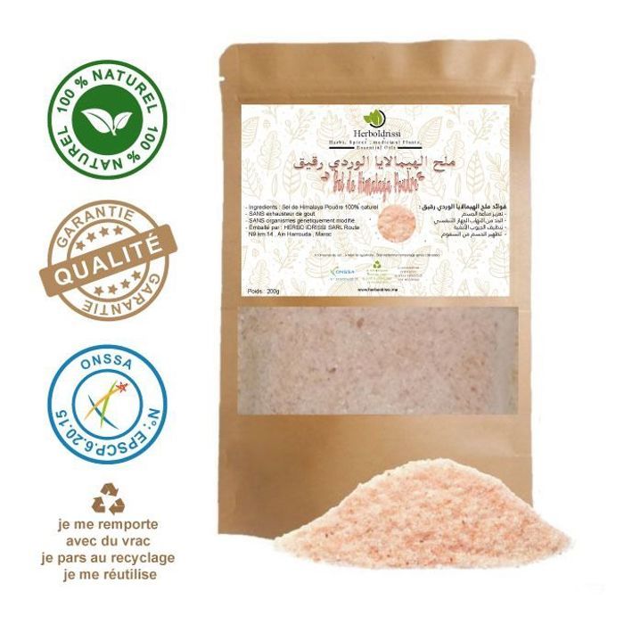 Sel Rose Fin De L'Himalaya 100% Naturel 500 G