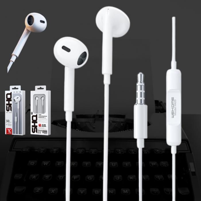 Ecouteur AUX filaire 3,5 mm (Blanc) WK YA09 REMAX