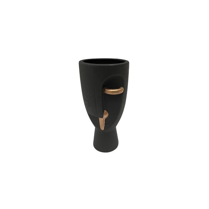 VASE ABSTRAIT DECORATIF 11.5X11.5X24.5 CM