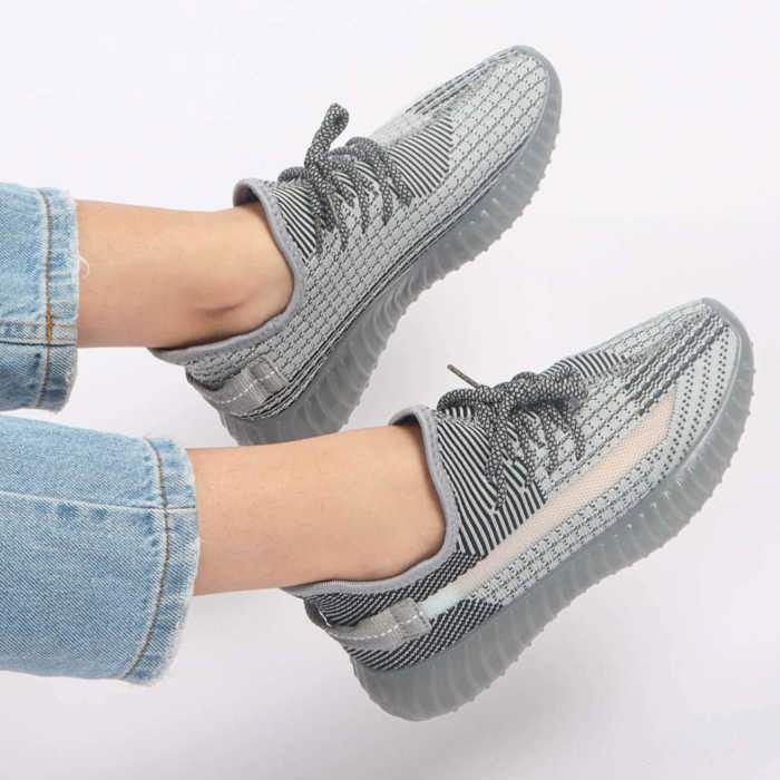 Onyx - Baskets Femmes respirante en Gris