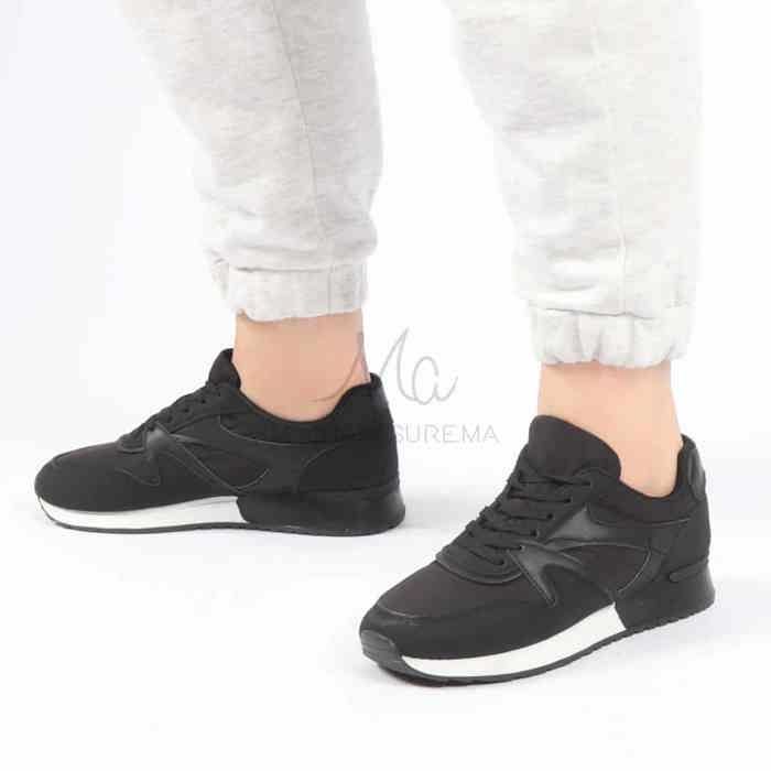 Melvine - Baskets Femmes en Noir