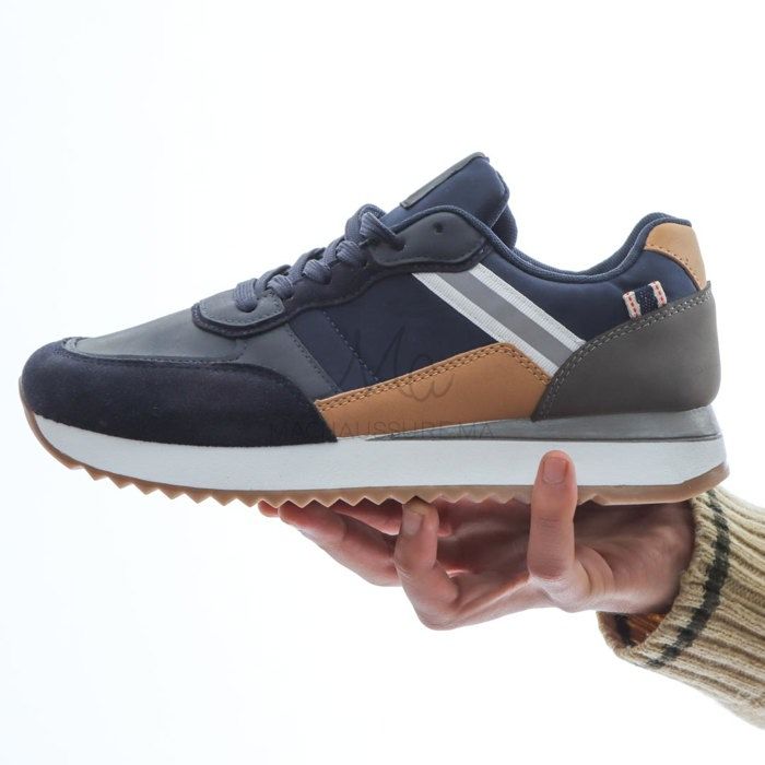Eliam - Baskets Hommes en Bleu