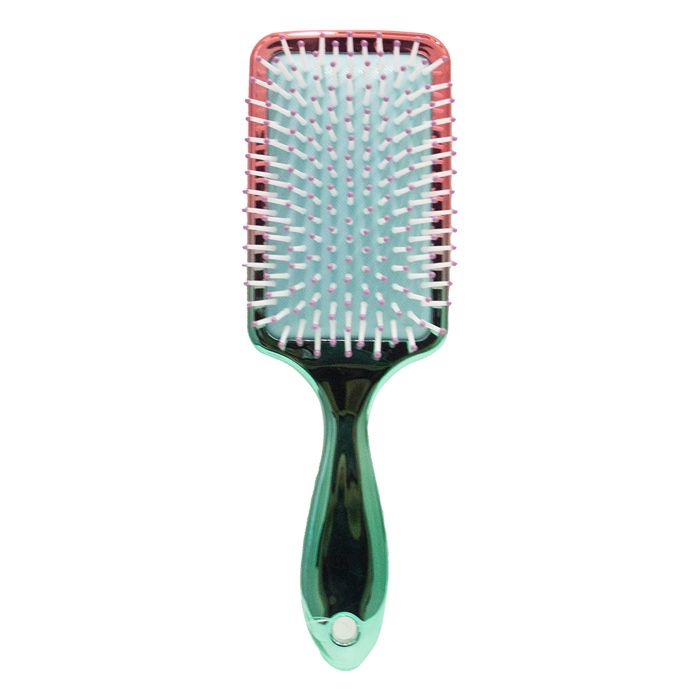 MUMUSO Brosse à cheveux rectangulaire électroplaquée - couleur dégradée