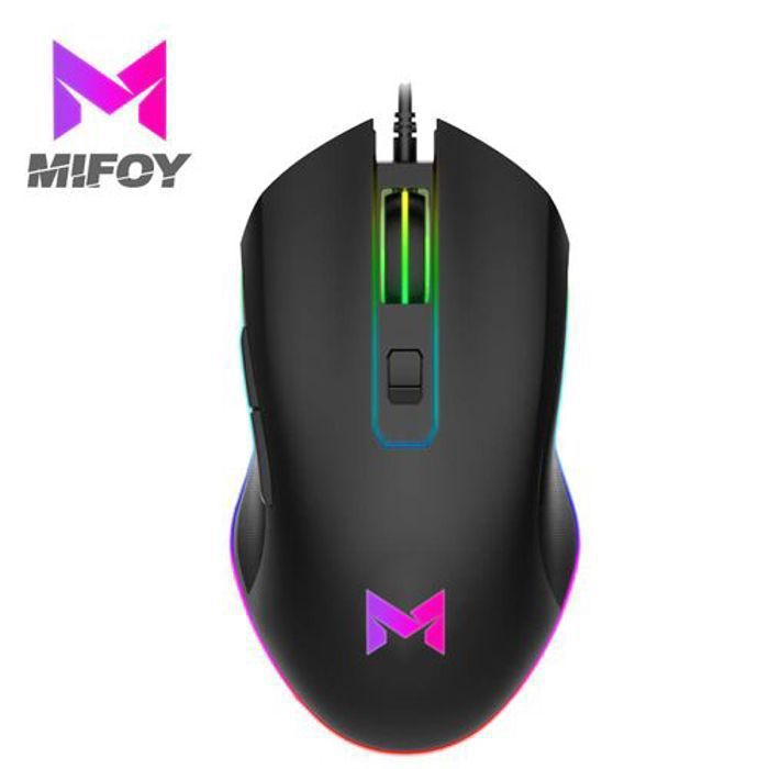 souris de jeu gamer PRO RGB Capteur Optique 1200 à 3200 DPI LED 6 boutons