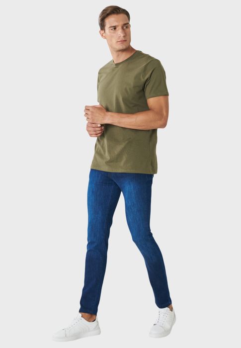 AC&Co - Jeans Denim  Bleu Marine - Extra  Slim Fit - 5 Pocket