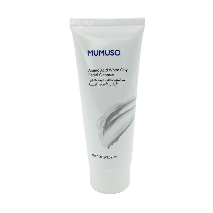 MUMUSO Nettoyant pour le visage à l'argile blanche aux acides aminés - 100 g