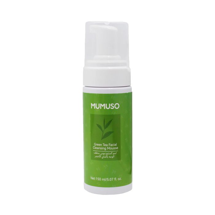 MUMUSO Mousse nettoyante pour le visage au thé vert (150 ml)
