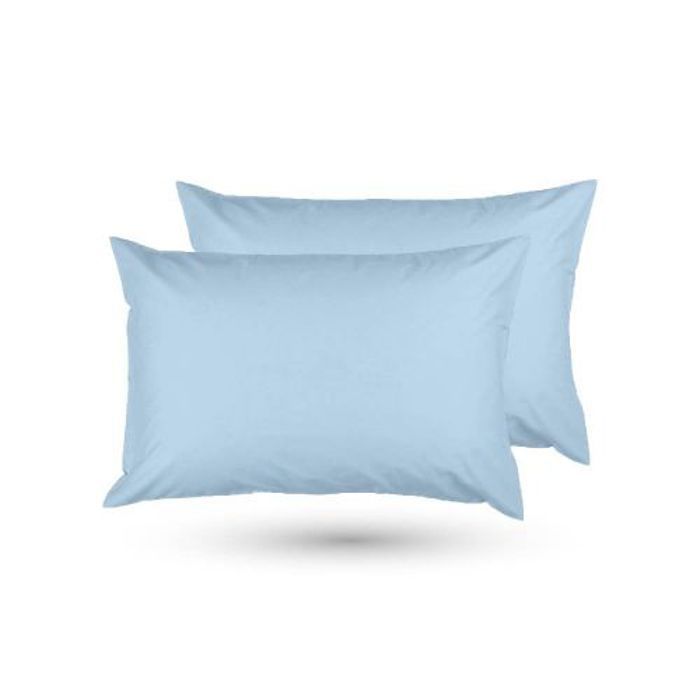 2 Taies D'oreiller -DWIRTY  -Bleu