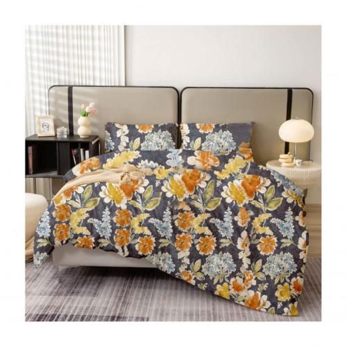 Housse de couette imprimée JUPITER +2 taies d’oreiller offerts - 220x240cm - DWIRTY