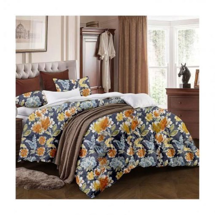 Couette imprimée + 2Taies d'oreillers Offerts - 240x260cm -DWIRTY