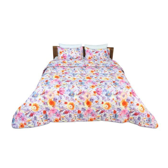 Couette imprimée Micro-gel SATURN + 2Taies d'oreillers Offerts -240x260cm (lit 180 - 200 cm)