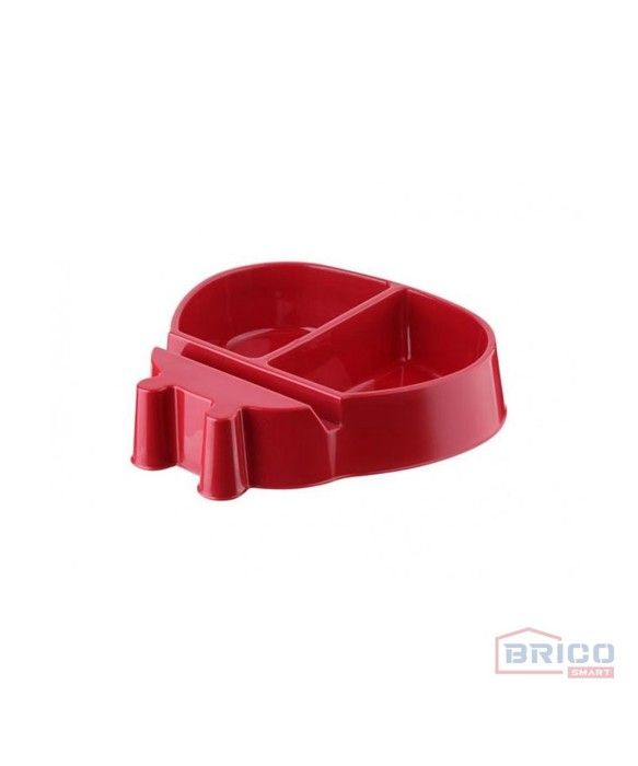 Bac à fruits sec plus support pour téléphone rouge