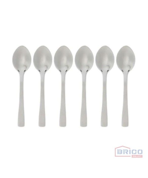 6 cuillères en inox