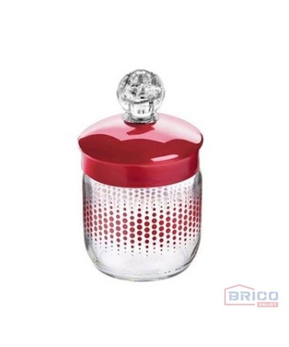 Bocal en verre design rond (425ml)