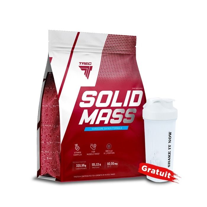 Solid Mass 5,8kg - Vanilla +  Shaker Gratuit