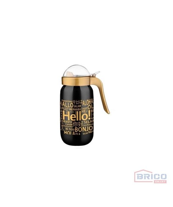 Bouteille en verre hello pour huile et vinaigre (1000 ml)