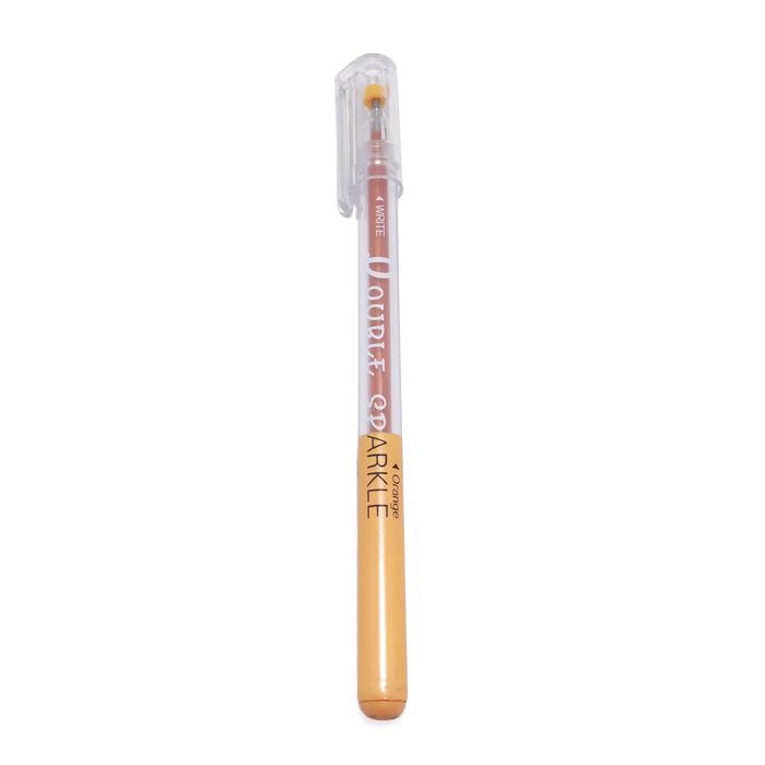 MUMUSO Stylo gel pailleté (orange)