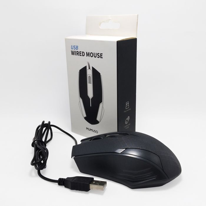 MUMUSO Souris filaire (Noire)