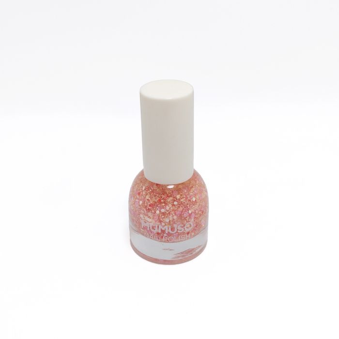 MUMUSO Vernis à ongles-37# pétales pailletées rose - CITY SEARCHING TIME