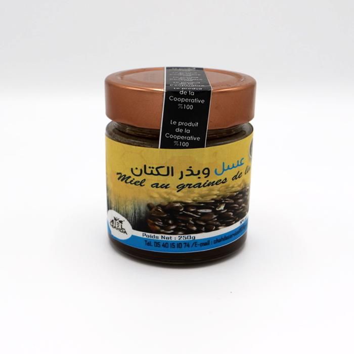 MIEL ET GRAIN DE LIN CHAHDA  250G