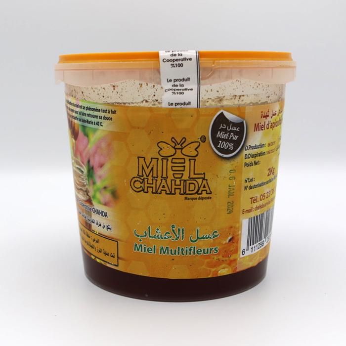 MIEL DE MULTIFLEUR CHAHDA 2KG