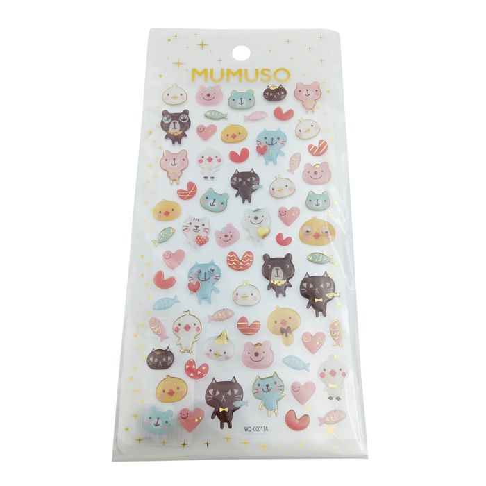 MUMUSO Autocollants brillants -Animaux-