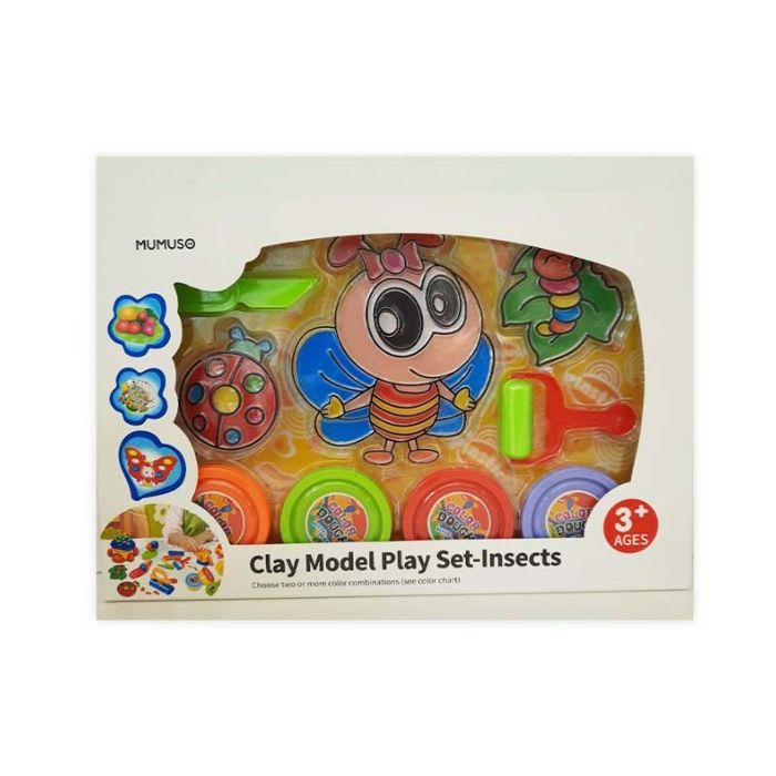 MUMUSO Jeu de Pâte à modeler colorée pour enfants -insecte-
